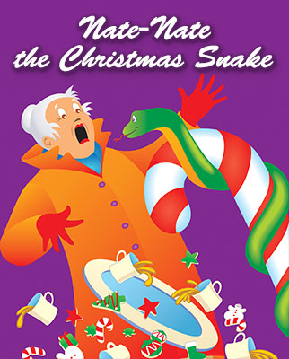 Nate-Nate the Christmas Snake Book Cover